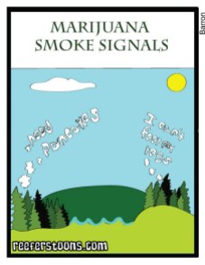 marijuana smoke signal