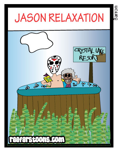 Jason Vorheese cartoon